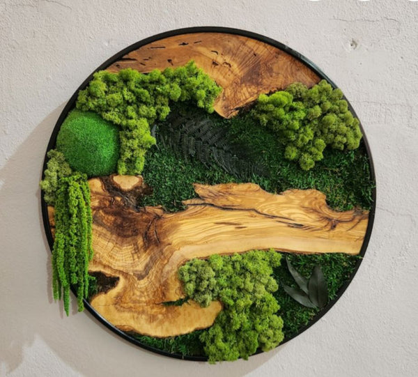 Moss Wood Wall Art